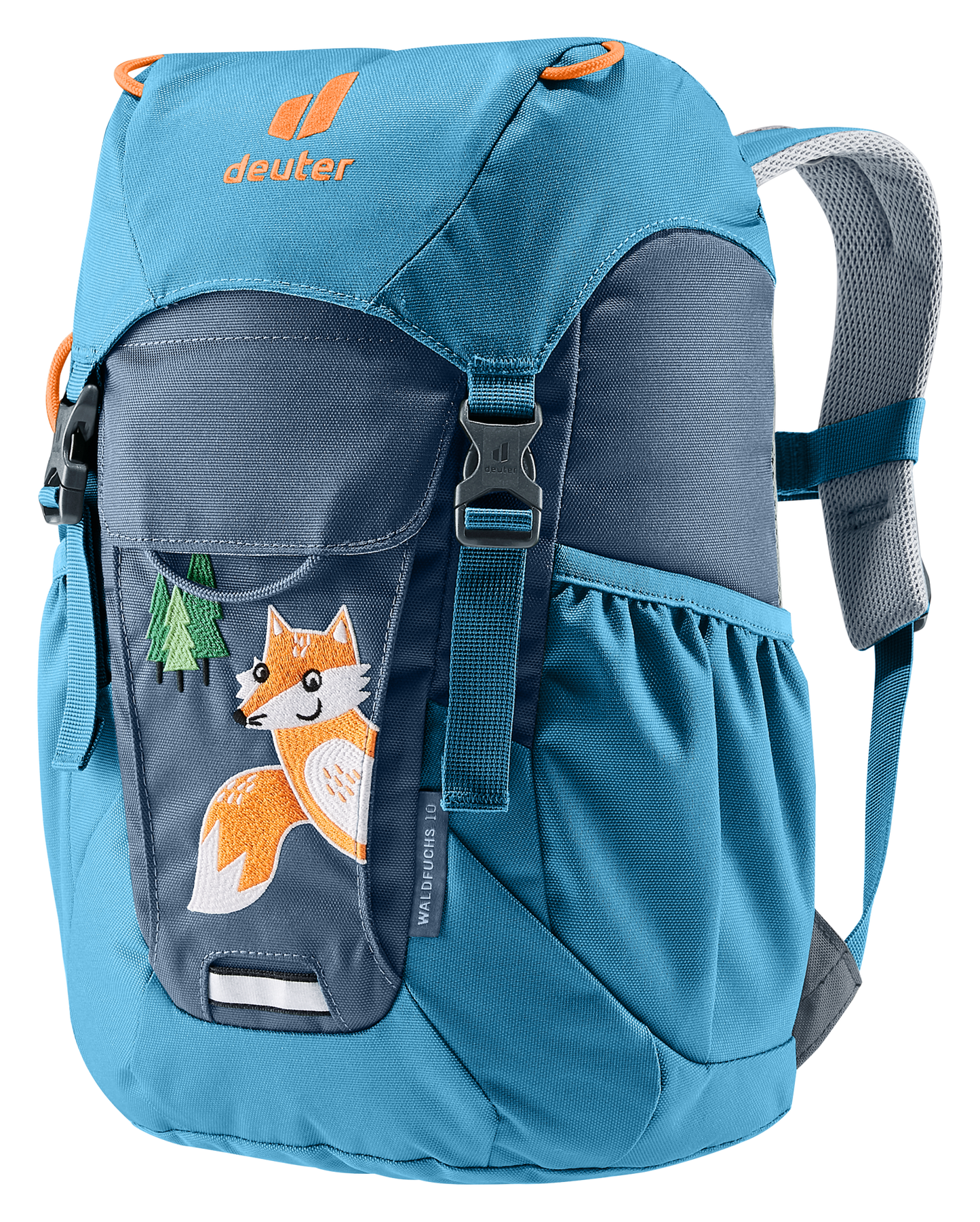 DEUTER Kinder-Rucksack <br> Waldfuchs 10L<br> bequem & leicht<br> mit Brustgurt und herausnehmbarem Sitzkissen<br> ab ca. 3.5 Jahren 24-30cm Rückenlänge