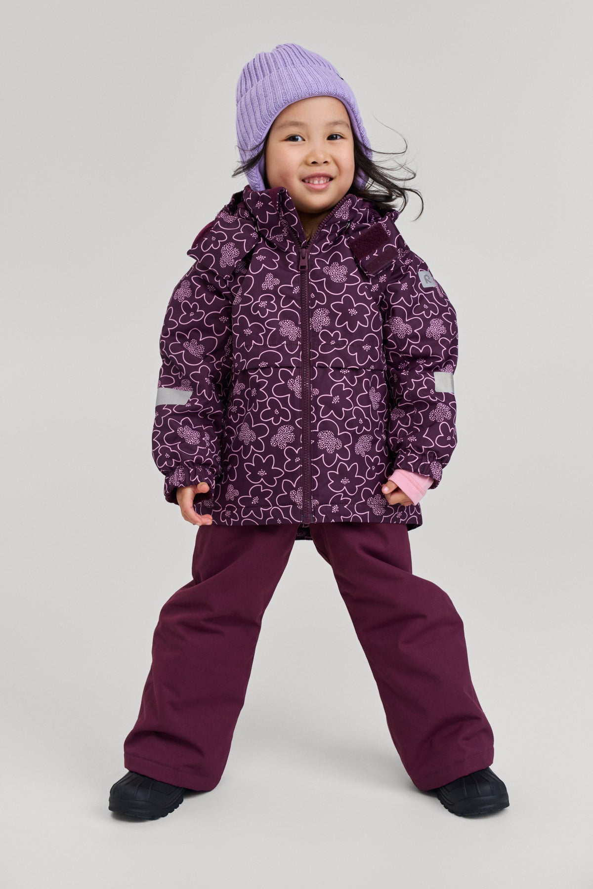 REIMA TEC Kinder Winterjacke Muonio 5100289B violett 4966