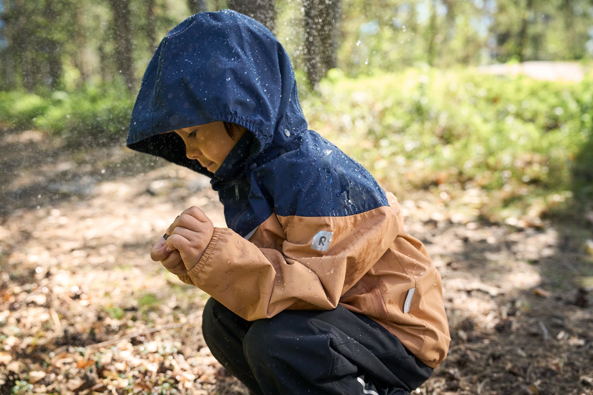 REIMA TEC Kinder Übergangs- und Regen-Jacke Tuulela 5100313A-11A0