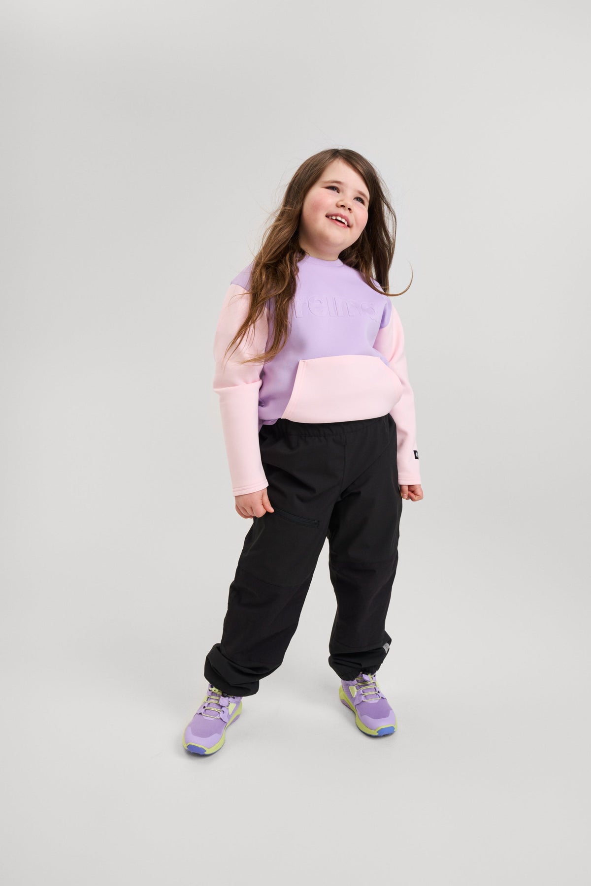 REIMA TEC Kinder Regenhose / Outdoorhose, extra weit geschnitten, Kokosi 5100372A schwarz 9990