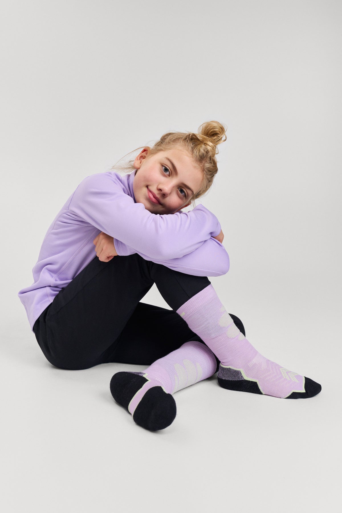 REIMA Kinder Fleece-Shirt/Sweater Velours Meriol 5200441A lila 5450