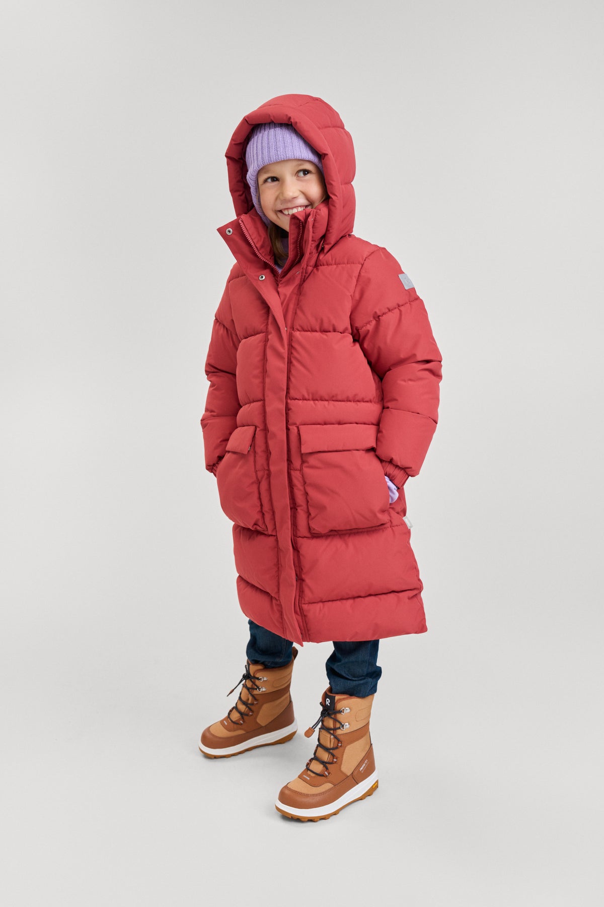 REIMA warmer Kinder Winter Daunenmantel Kumpula 5100361A rosa 3940