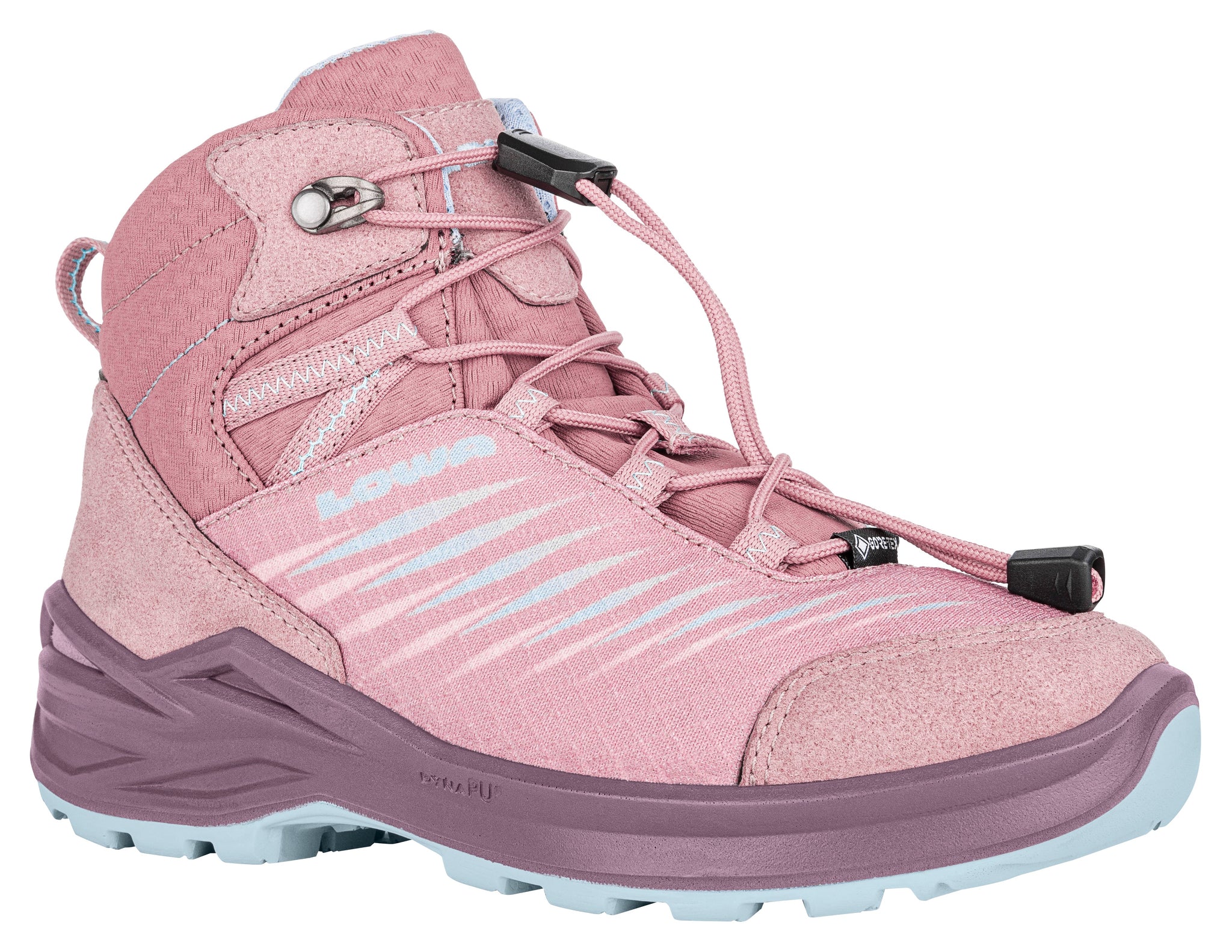 Lowa Kinder Wanderschuhe / Trekkingschuh Zirrox rosa GTX MID JR