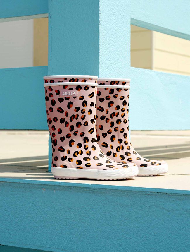 Aigle Kinder Gummistiefel Lolly Pop Leopard