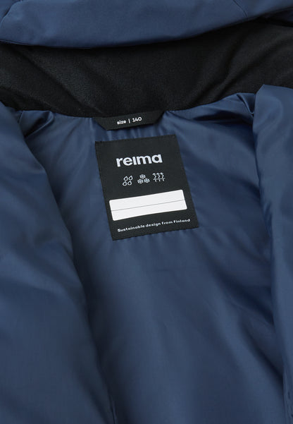 REIMA TEC warme Daunen-Skijacke/Winterjacke <br> Aligas <br>Gr. 158<br> echte zertifizierte Daune, waschbar<br> Schneefang & verstellbare Ärmelbündchen mit Lycraeinsätzen mit Daumenloch<br> funktionelle Details <br> WS 10'000 mm