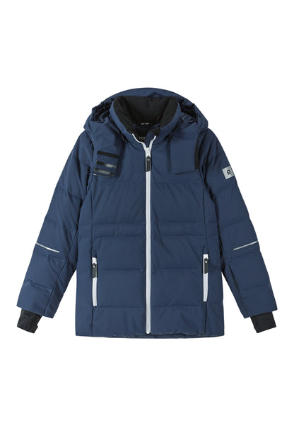 REIMA TEC Kinder Daunen Skijacke / Winterjacke Aligas blau 5100352A 5980