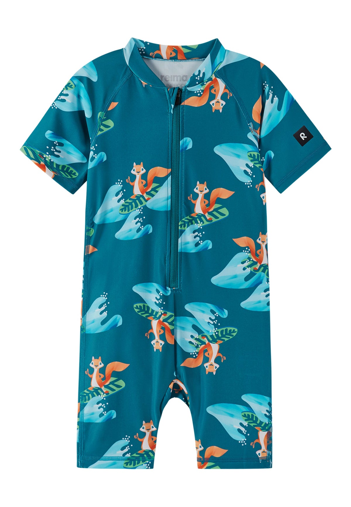 REIMA Kinder UV-Overall / Badeanzug / Schwimmoverall Atlantti blau 5200131B 7916