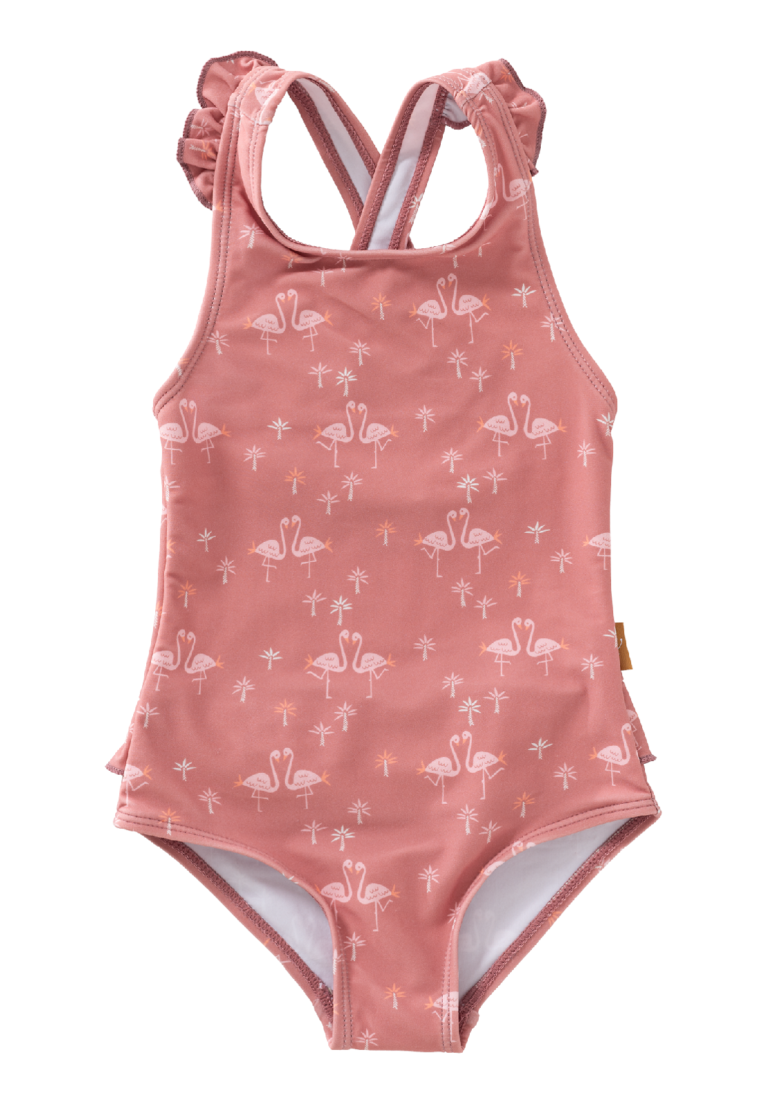 FRESK Kinder Badeanzug / Badekleid / Tanksuit mit UV-Schutz 50 rosa Flamingo
