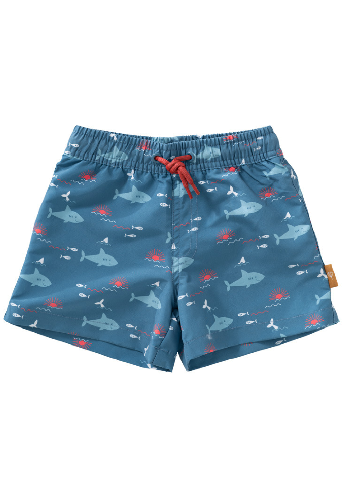 FRESK Kinder Badeshort / Badehose mit UV-Schutz 50 blau Hai