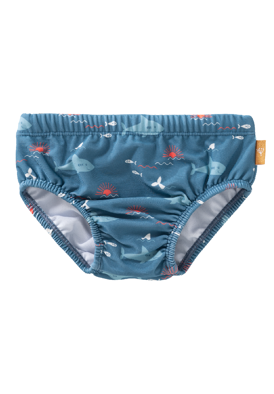 FRESK Kinder Badewindel / Diaper / Badehöschen mit UV-Schutz 50 blau Hai