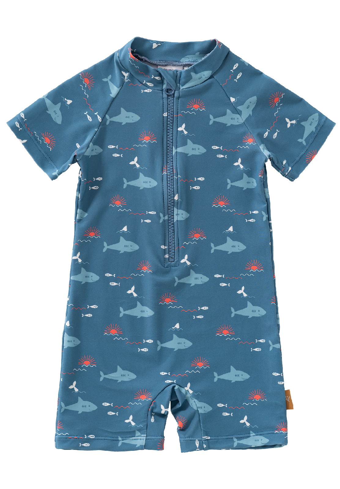 FRESK Kinder Badeanzug / Schwimmoverall / Swimsuit mit UV-Schutz blau Hai