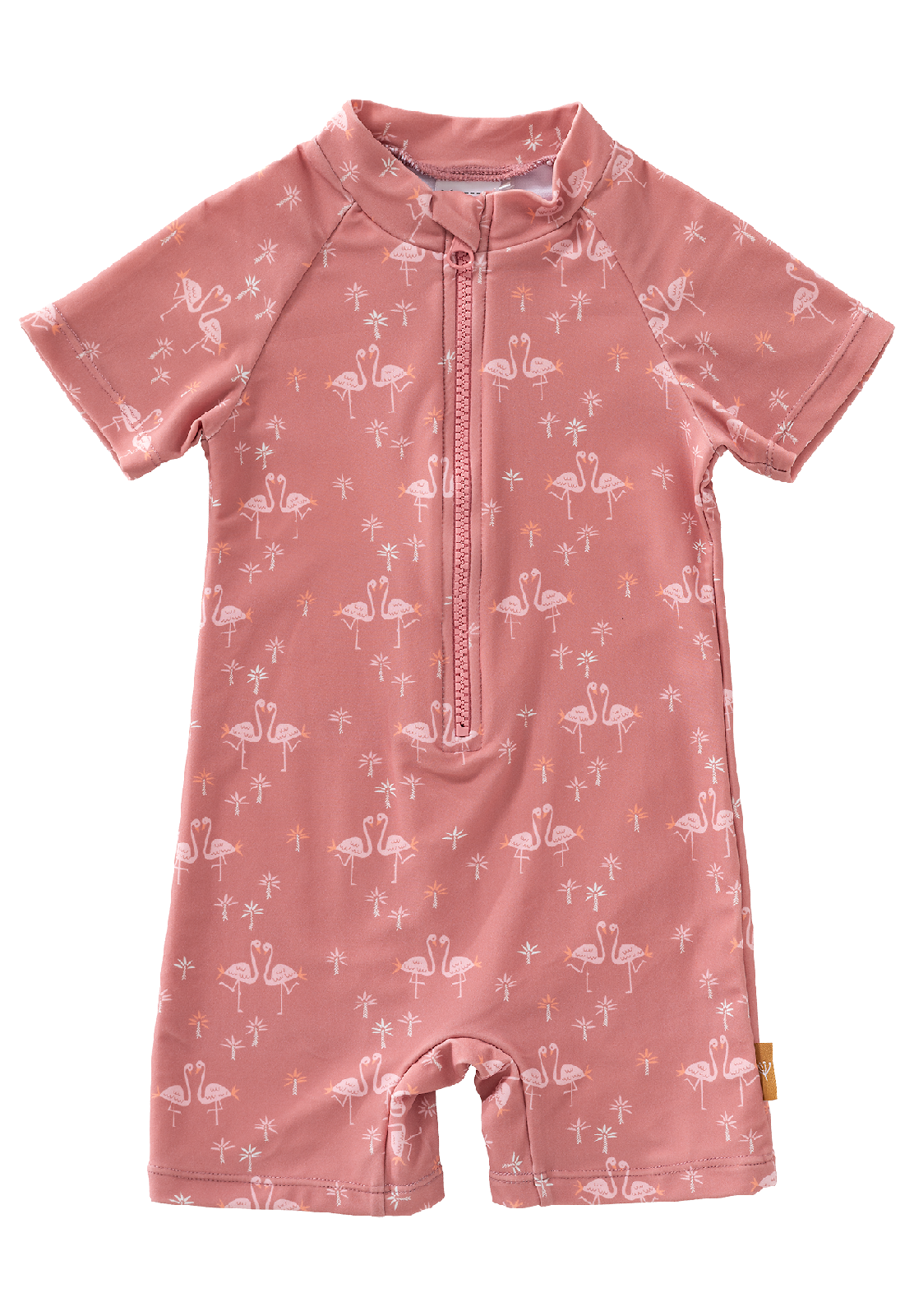 FRESK Kinder Badeanzug / Schwimmoverall / Swimsuit mit UV-Schutz 50 rosa Flamingo