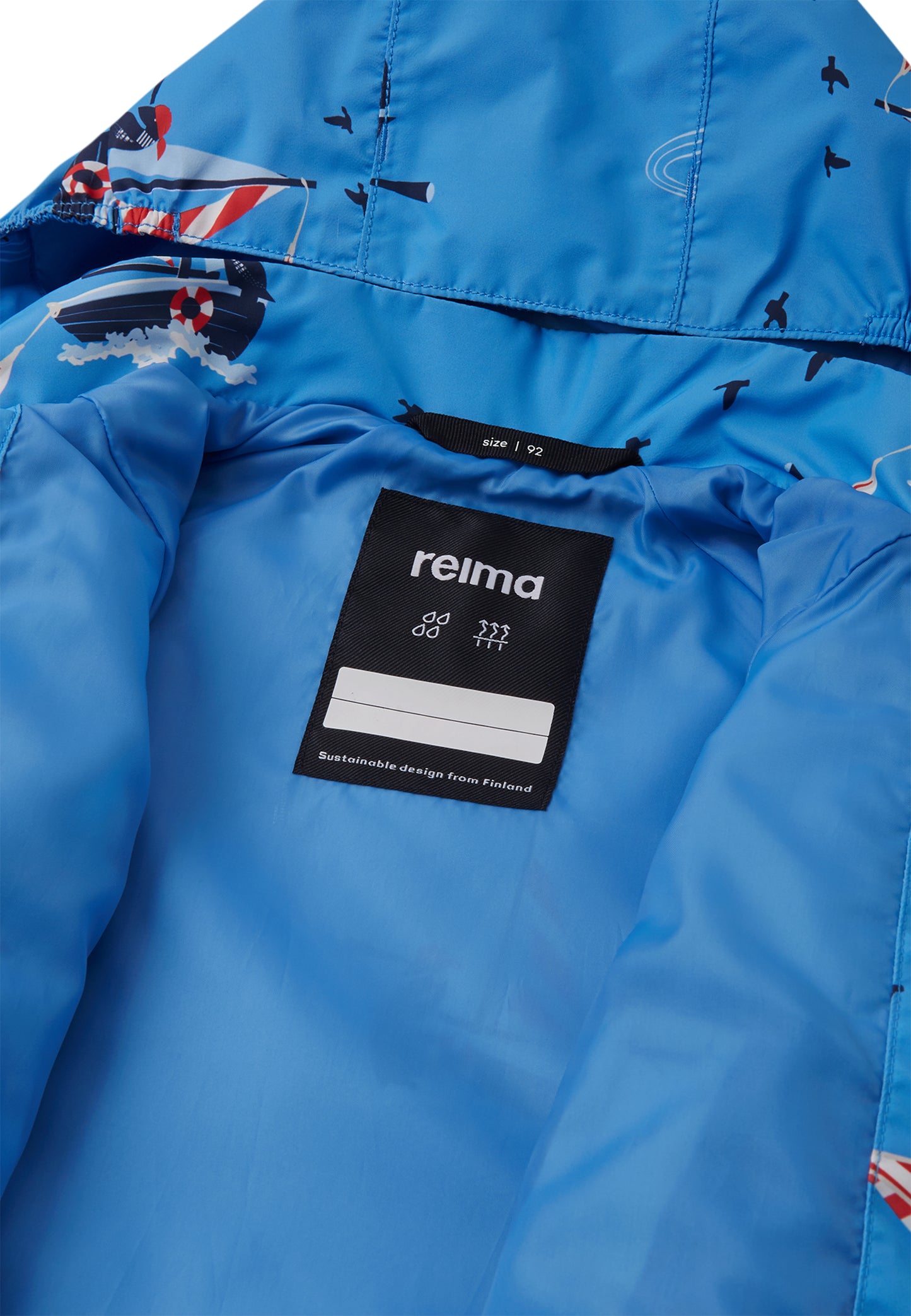 REIMA TEC Übergangs- und Regen-Jacke <br>Hete <br>Gr. 80, 92, 98, 104, 110 <br>WS 10'000 mm