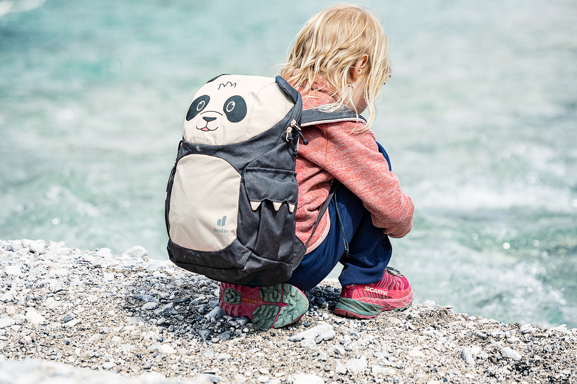 Deuter Kinder Rucksack Kikki Panda 7606 black-bone