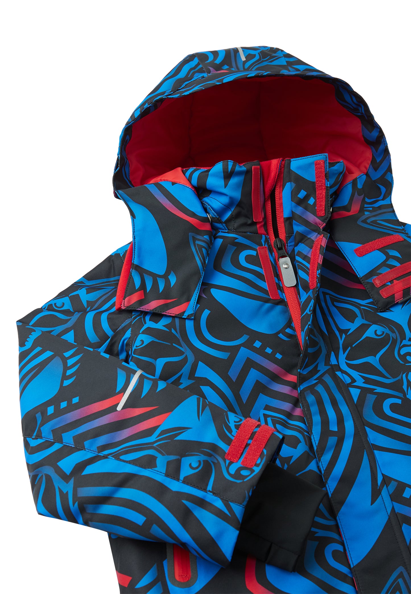 REIMA TEC Skijacke/Winterjacke<br> Kairala <br>Gr. 104 bis 140<br> Schneefang & verstellbare Ärmelbündchen mit Lycraeinsätzen <br>funktionelle Details<br> WS 12'000 mm