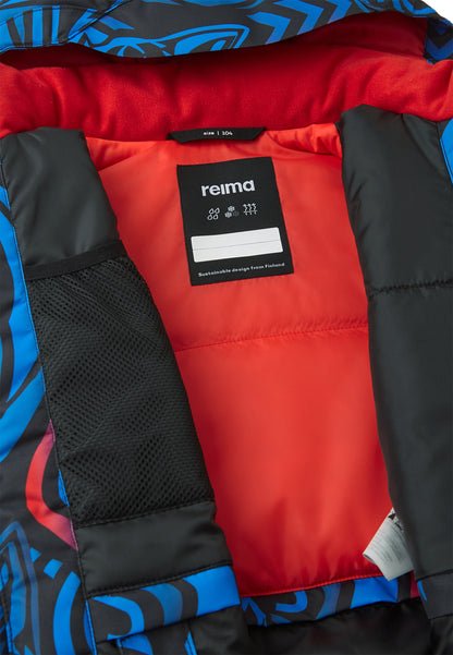 REIMA TEC Skijacke/Winterjacke<br> Kairala <br>Gr. 104 bis 140<br> Schneefang & verstellbare Ärmelbündchen mit Lycraeinsätzen <br>funktionelle Details<br> WS 12'000 mm