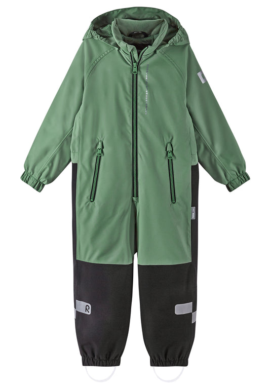 REIMA TEC Kinder Regenoverall / Übergangsoverall Kapelli grün 5100179A 8680