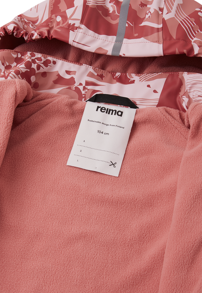 REIMA gefütterte Regenjacke/Matschjacke <br>Koski <br>Gr. 104-128<br> innen warmes Fleece <br>WS 10'000 mm