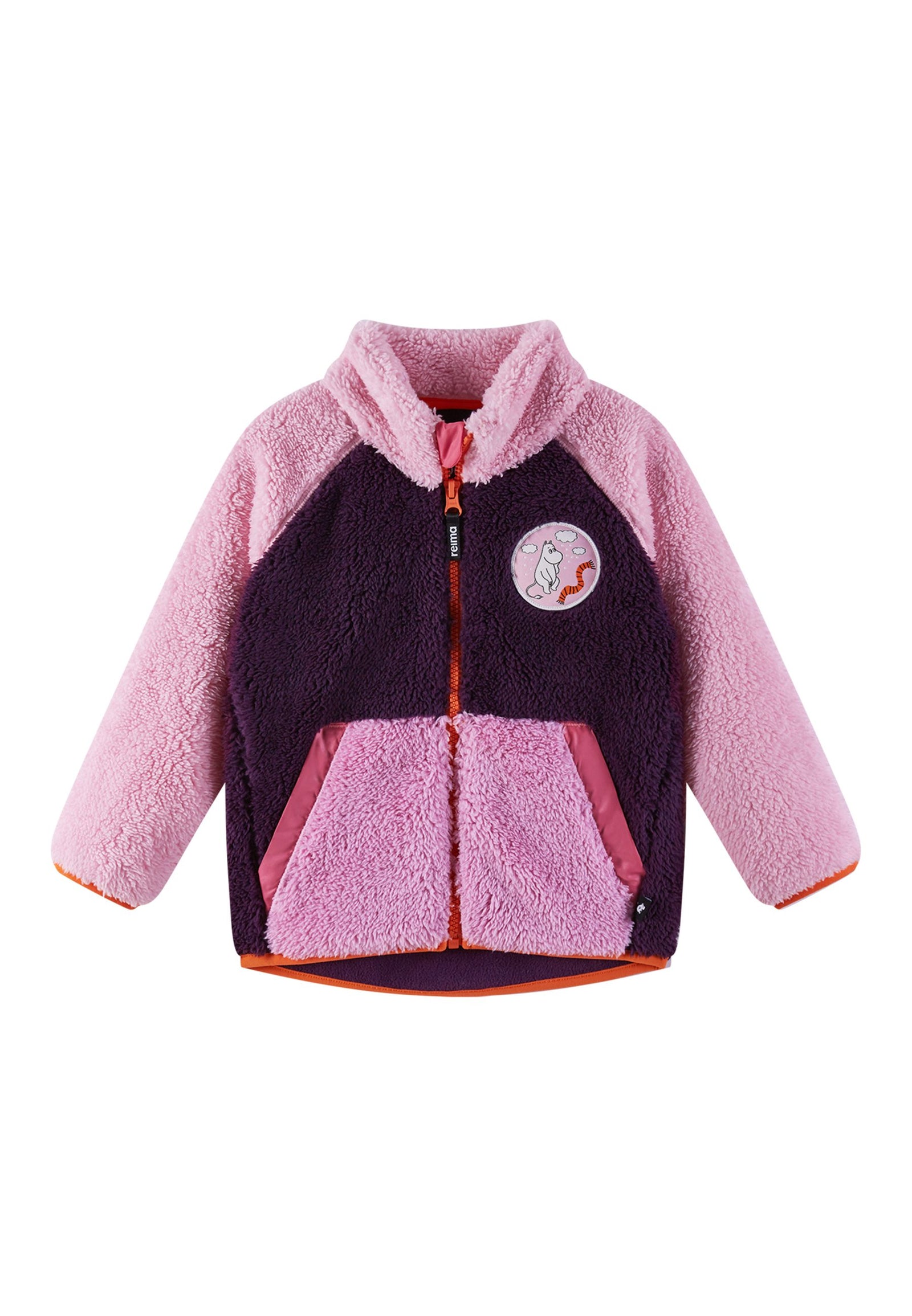 REIMA Kinder Sherpa Fleece-Jacke mit Moomin Kramgo 5200079C violett 4960
