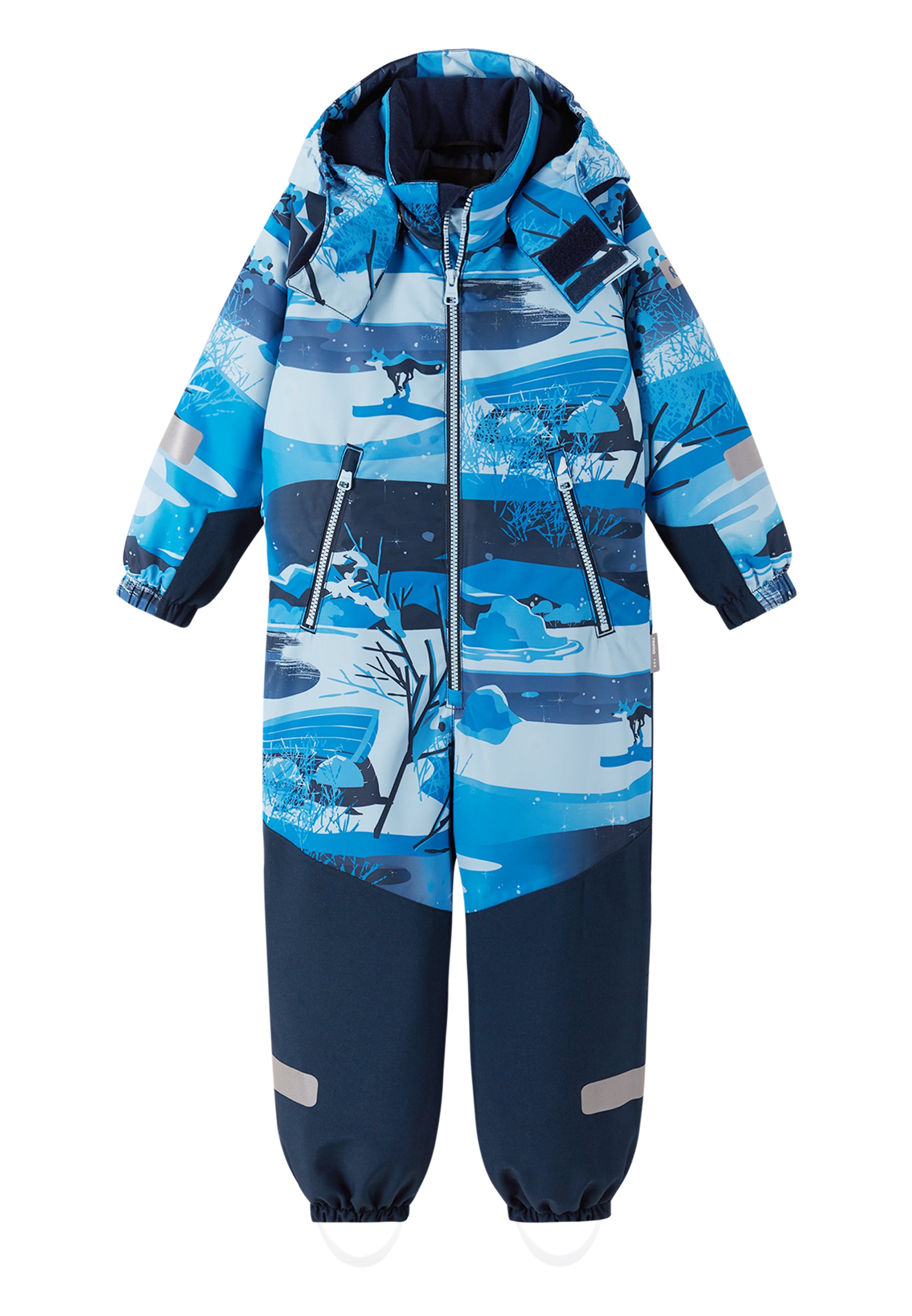 REIMA TEC Kinder Winteroverall / Skianzug Kurikka blau 5100131B 698A