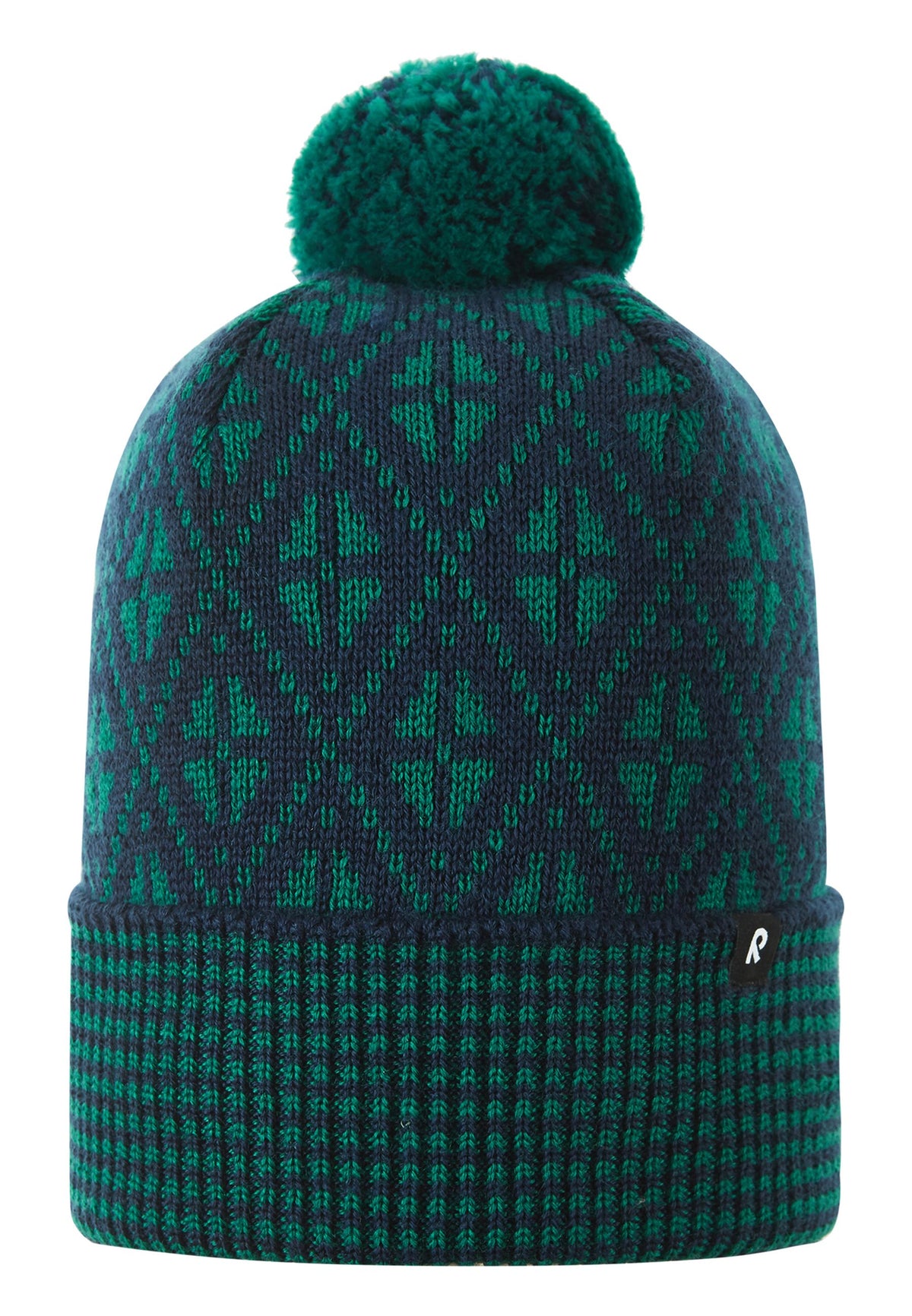 Reima Kinder Wintermütze aus Merinowolle Kuurassa blau 5300216B 6982