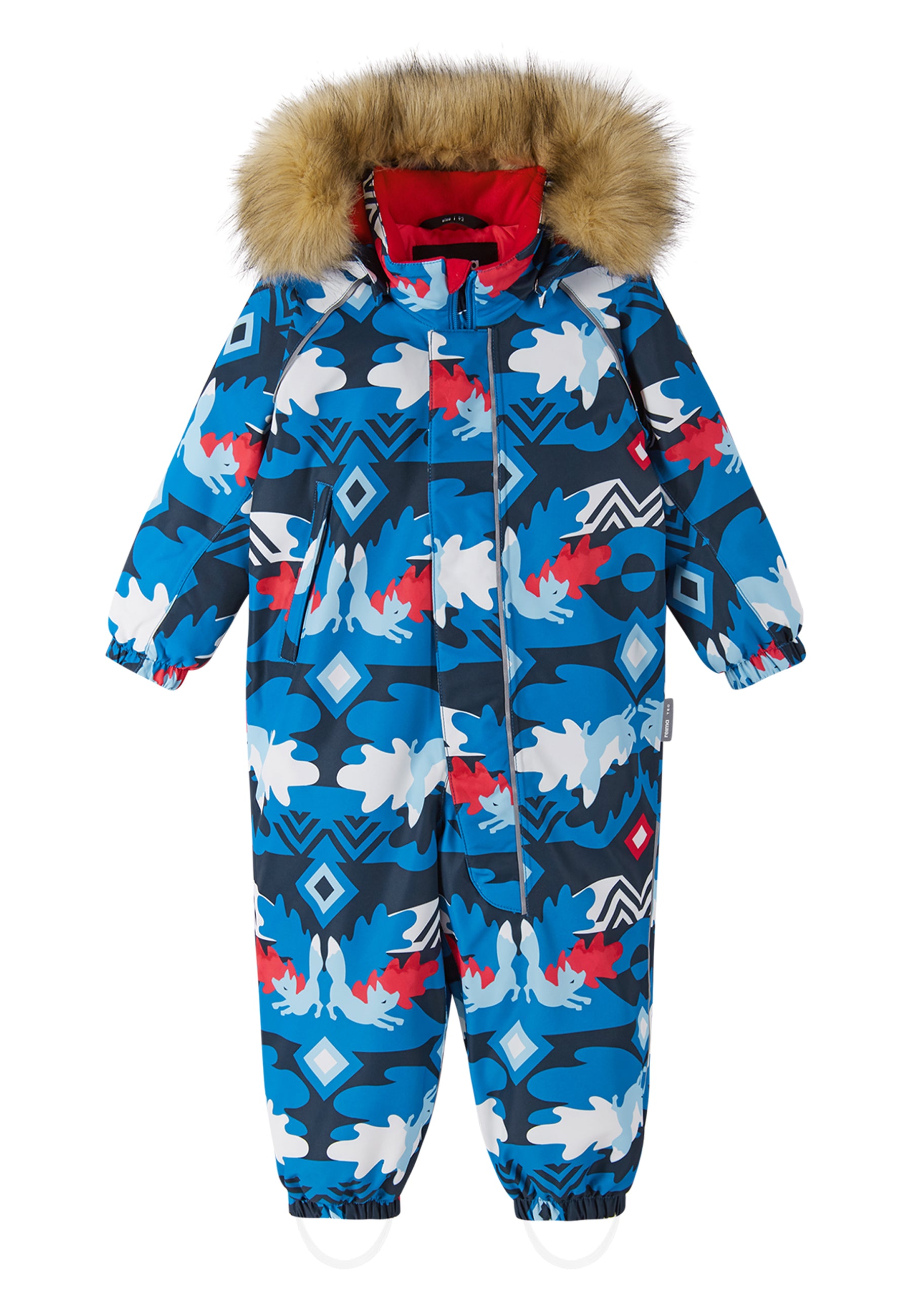 REIMA TEC Kinder Skianzug / Winteroverall Lappi 5100129A/C blau