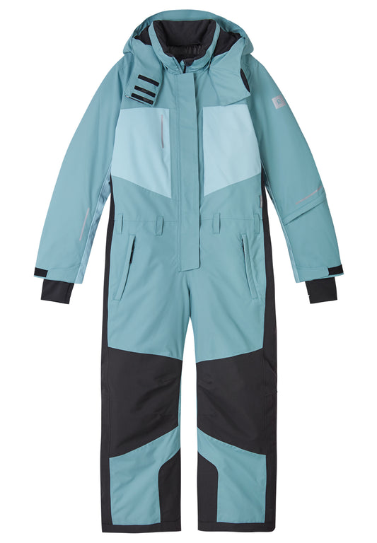 REIMA TEC+ Winteroverall/Skianzug <br>Lemmenjoki<br> Gr. 164 <br>extra robuster Po-und Knie/Schienbeinbereich<br>verstellbare Ärmelbündchen & Lycra-Einsätze <br>Taille regulierbar<br>Schneefang am Beinende <br>funktionelle Details <br>WS 12'000 mm