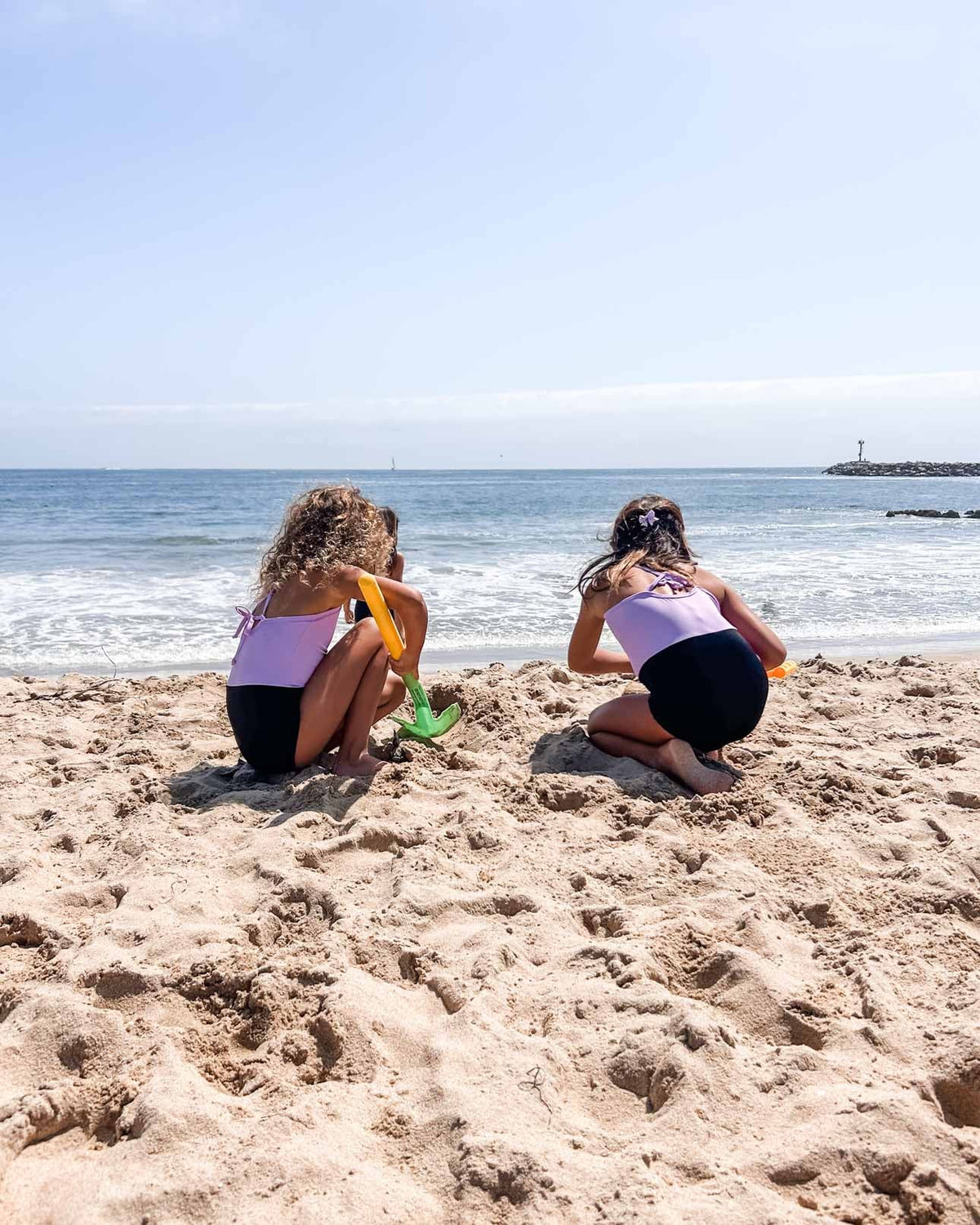 Main-Design Kinder Badeanzug Lena MMLen0213 schwarz lila
