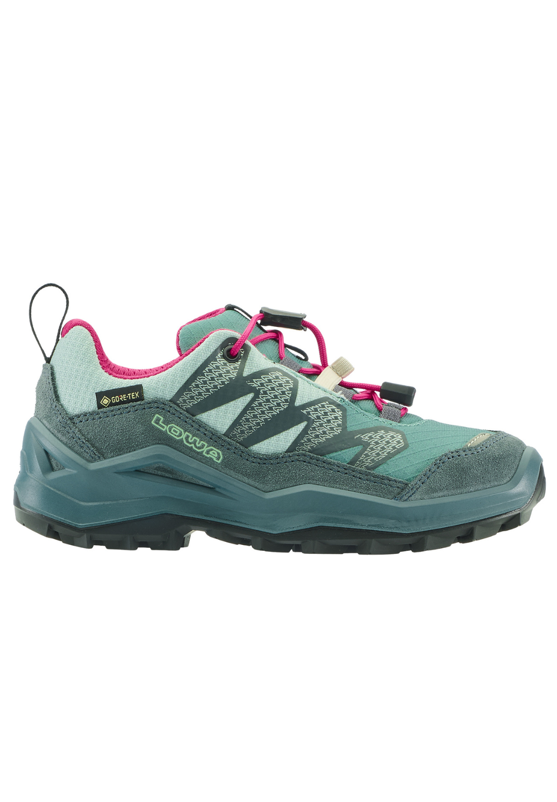 Lowa Kinder Outdoor / Trekkingschuh Maddox PRO GTX LO JR 641627 pink petrol 7425