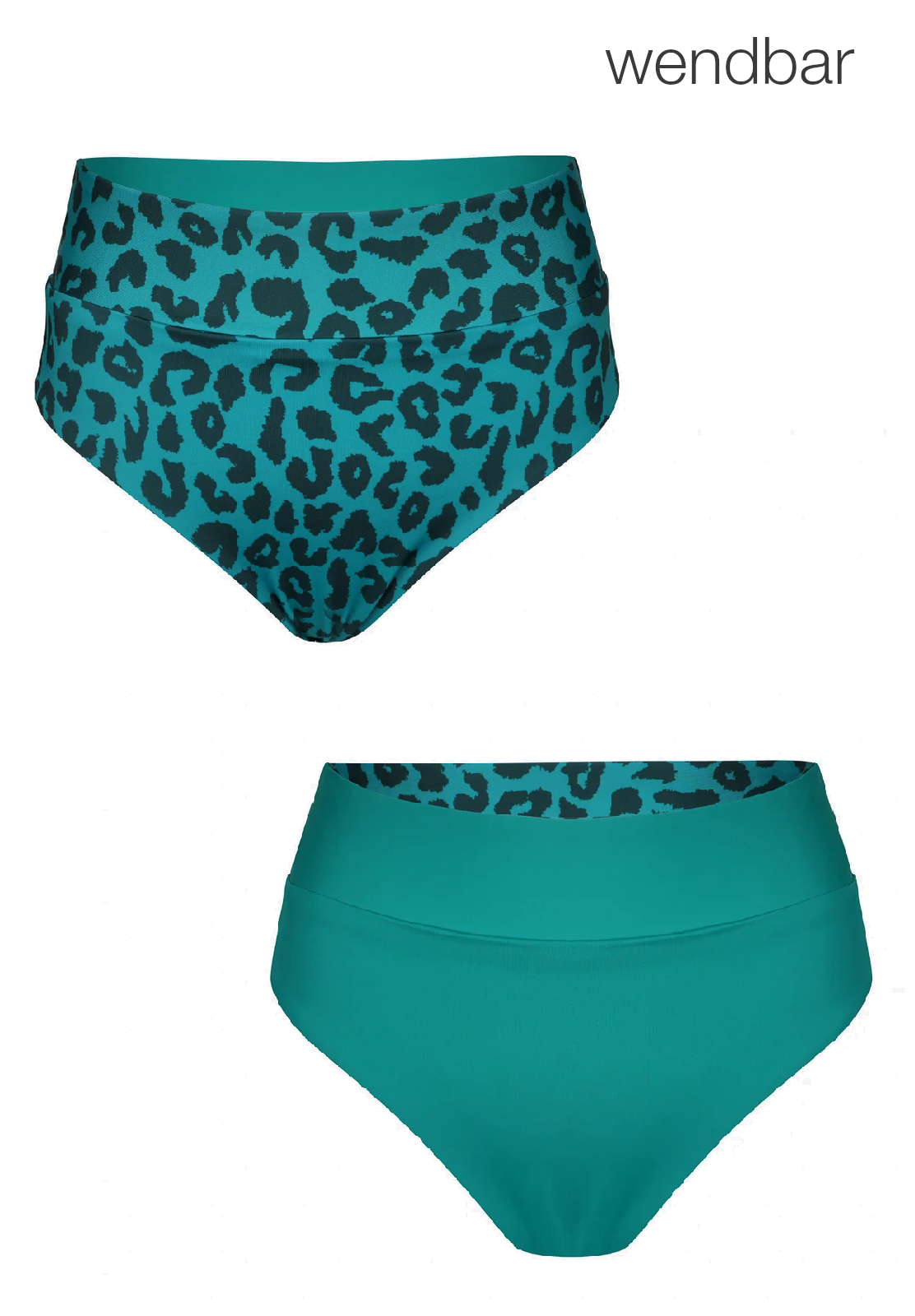 Main-Design Damen Bikini-Hose Alice SBALICE0548 leo / grün