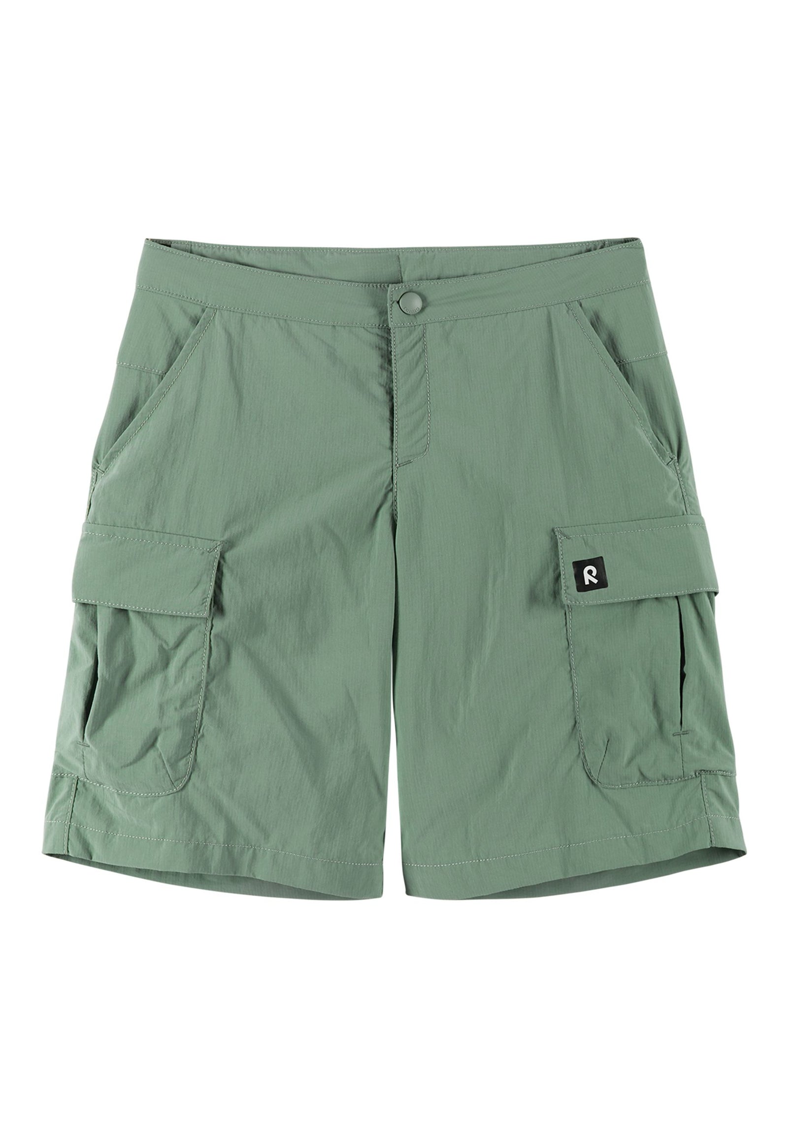 REIMA Kinder Wandershorts / Trekkinghose / kurze Hose Matkassa 5100443A graugrün 81B0