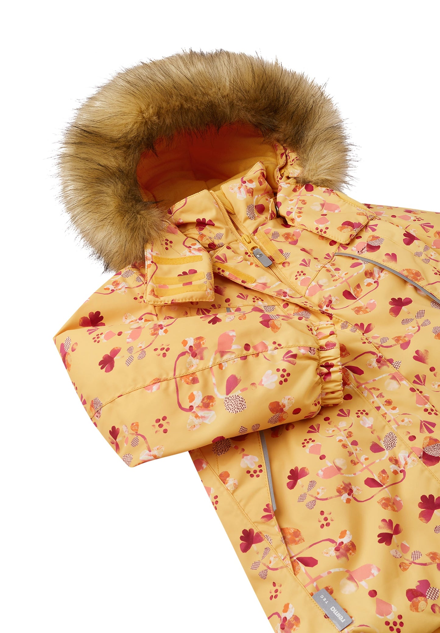 REIMA TEC Winterjacke/Parka Muhvi AKTIONSFARBE<br>Gr. 104 <br>Kunstpelz abnehmbar, langer Schnitt<br> WS 12'000 mm