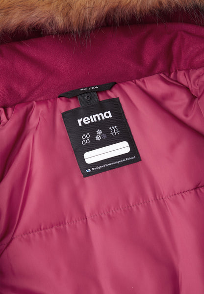 REIMA TEC Winterjacke/Parka Muhvi AKTIONSFARBE<br>Gr. 104 <br>Kunstpelz abnehmbar, langer Schnitt<br> WS 12'000 mm