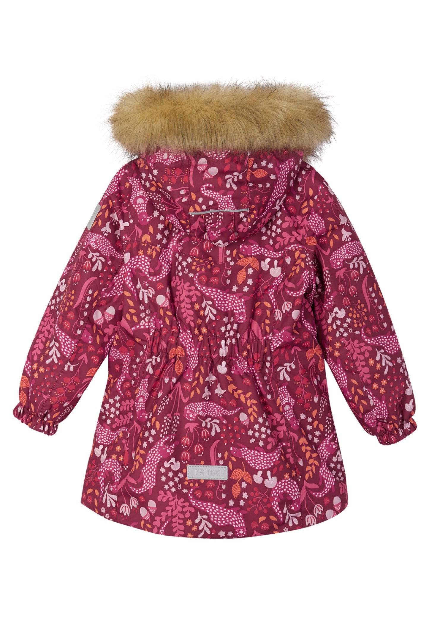 REIMA TEC Winterjacke/Parka Muhvi AKTIONSFARBE<br>Gr. 104 <br>Kunstpelz abnehmbar, langer Schnitt<br> WS 12'000 mm