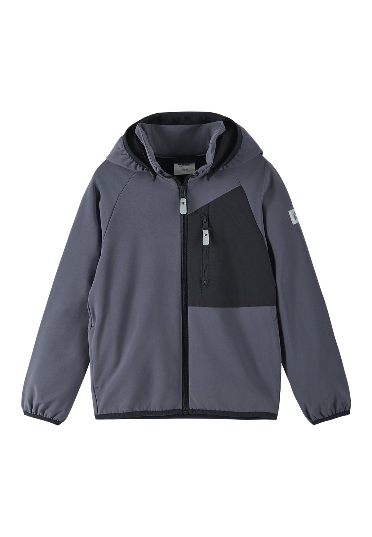 REIMA TEC Kinder Übergangs- und Regen-Jacke Mukana schwarz 5100386A 9780