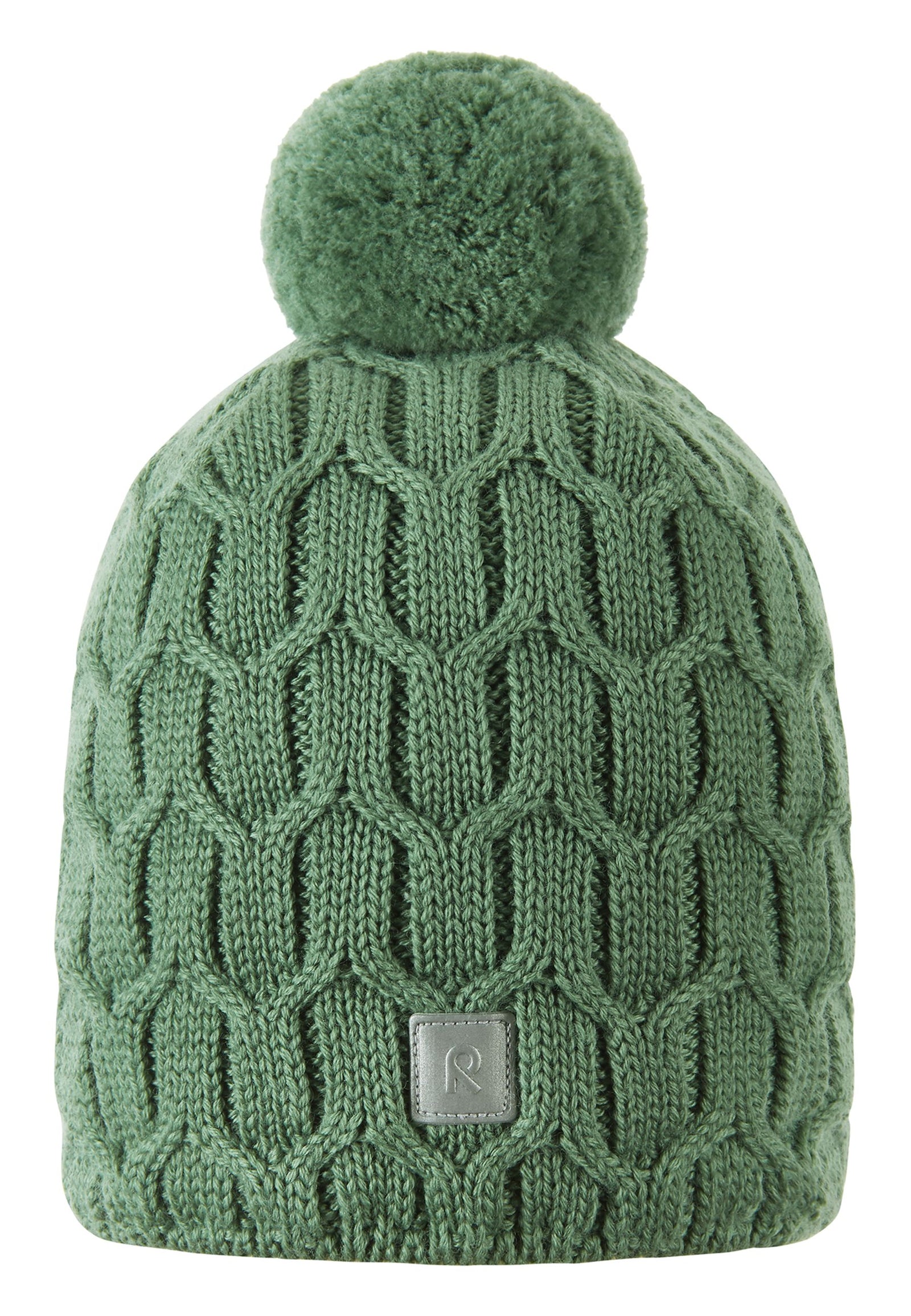 Reima Kinder Wintermütze aus Merinowolle Nyksund  5300066B 8680 grün
