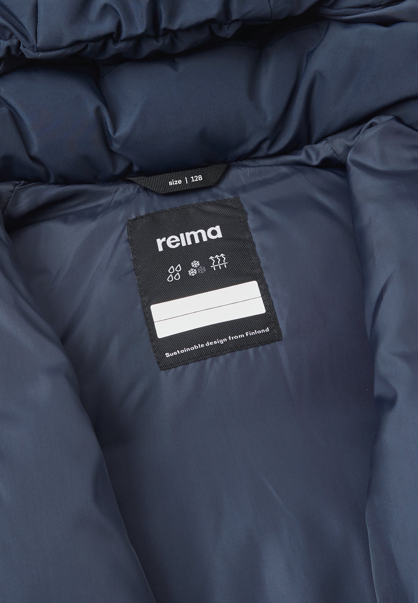 REIMA warme Daunen Winterjacke <br>Paimio <br> Gr. 104 - 164<br> echte zertifizierte Daune, waschbar<br> WS 10'000 mm