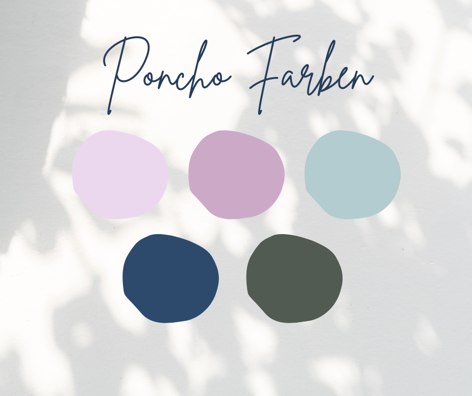 dünner Kinder Bade-Poncho / Cape / Badetuch aus Musselinstoff blau