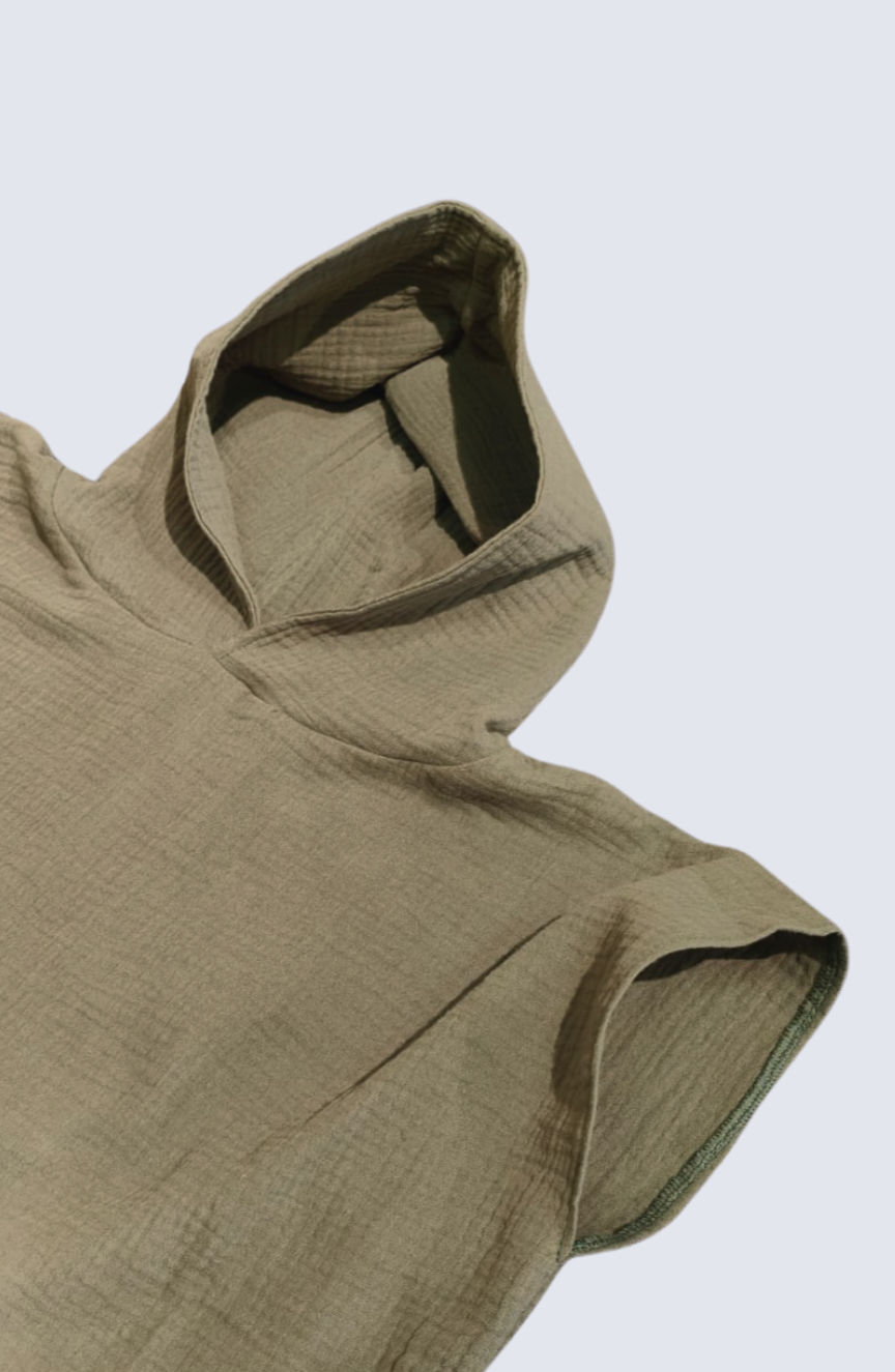 Musselin Bade-Poncho