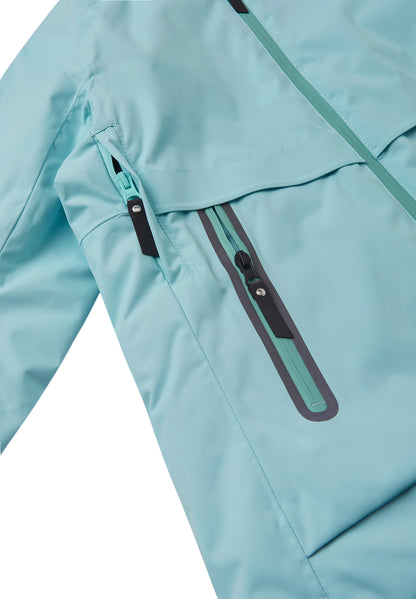 REIMA TEC Skijacke/Winterjacke AKTIONSFARBE <br>Posio <br>Gr. 116, 122<br> Schneefang, verstellbare Ärmelbündchen mit Lycraeinsätzen<br> wasserabweisende Taschen- und Front-Reissverschlüsse<br> WS 12'000 mm