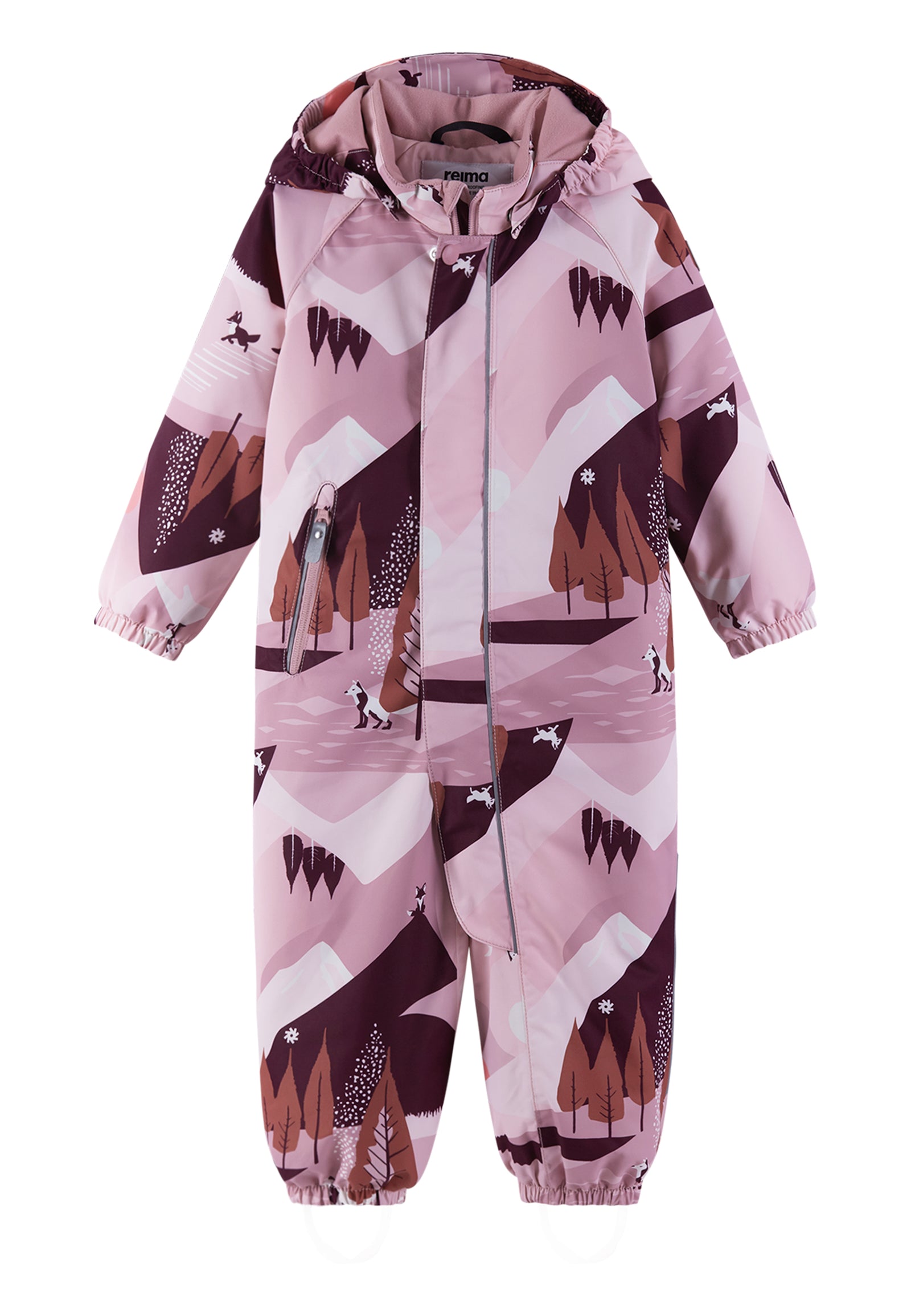 REIMA TEC Kinder Winteroverall / Skianzug Puhuri rosa 5100116B 4501
