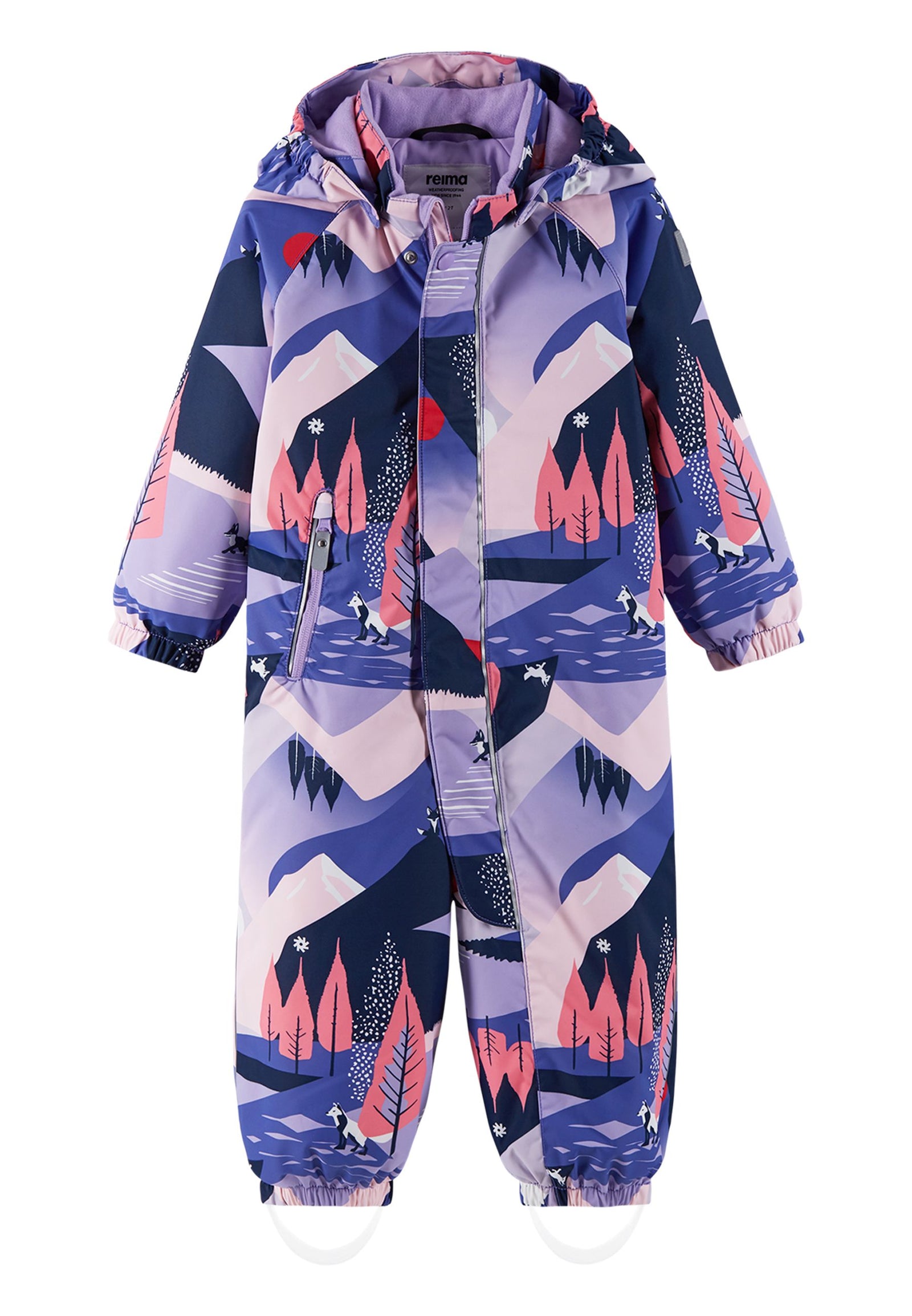 REIMA TEC Kinder Winteroverall / Skianzug Puhuri lila 5100116B 5661
