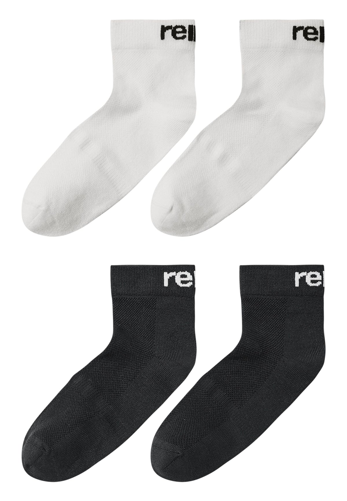 REIMA Kinder Sportsocken Nilkat 5300300A schwarz & weiss 9990