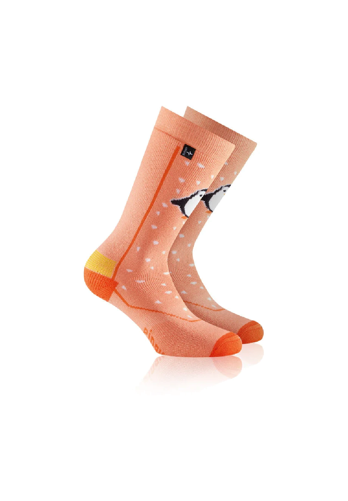 ROHNER Kinder Skisocke / Sportsocke Pinguin rosa