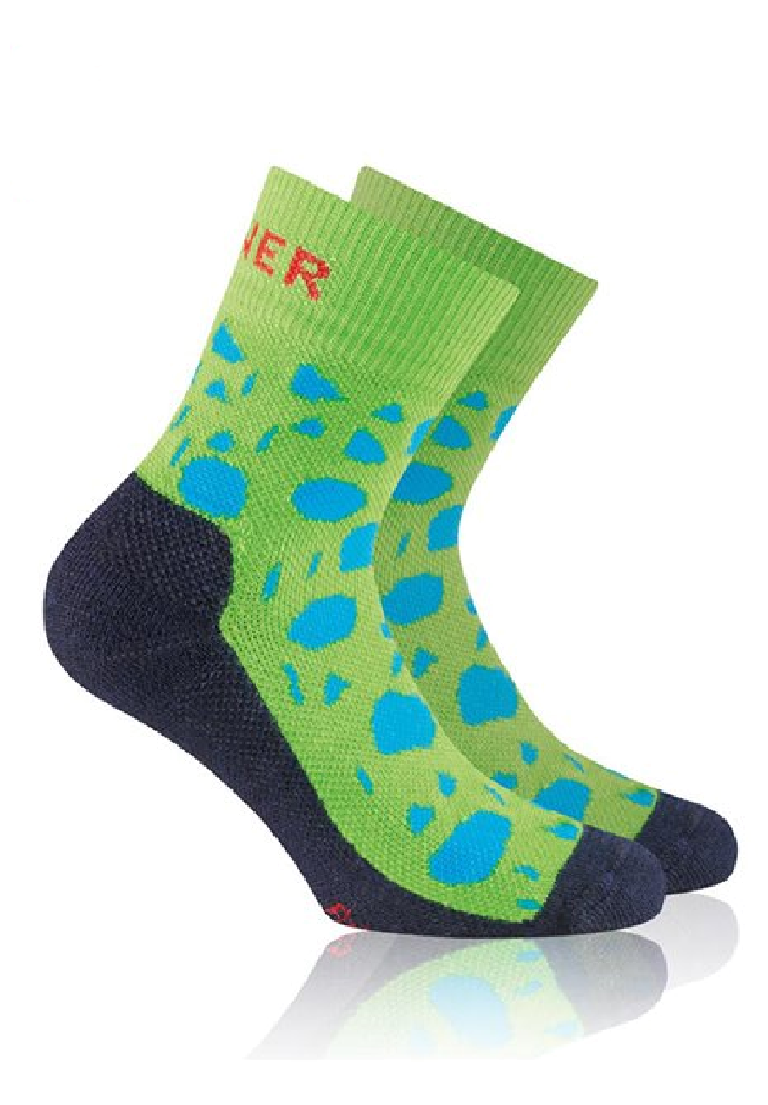 ROHNER Kinder Socken / Wandersocken / Trekkingsocken Explorer grün