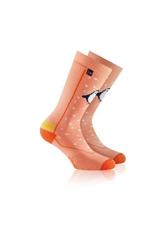 ROHNER Ski-Socken/Sport-Socken <br>Pinguin <br> Gr. 23-26, 31-34<br> warm, Klima-ausgleichend<br> kniehoch, anatomische Passform<br>mit Schurwoll-Anteil