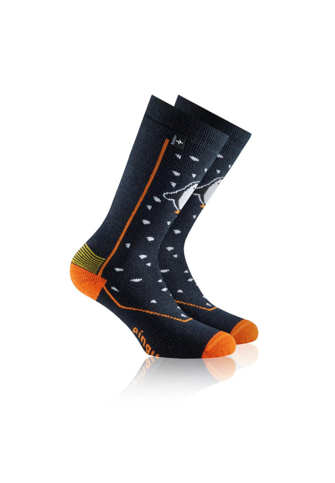 ROHNER Kinder Skisocke / Sportsocke Pinguin dunkelblau

