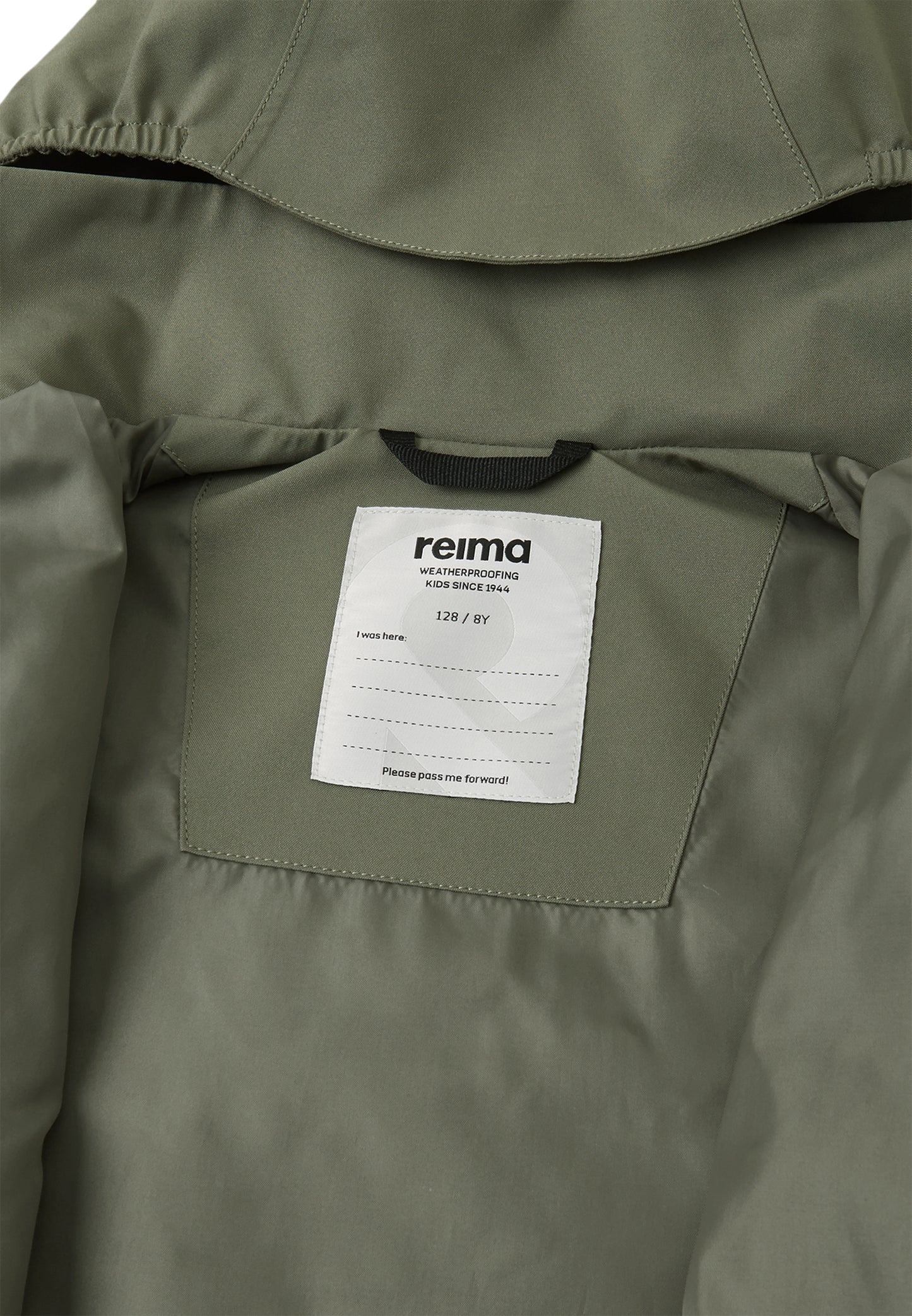 REIMA TEC Übergangs- und Regen-Jacke <br> Sammala<br> Gr. 122 - 146 <br>WS 10'000 mm