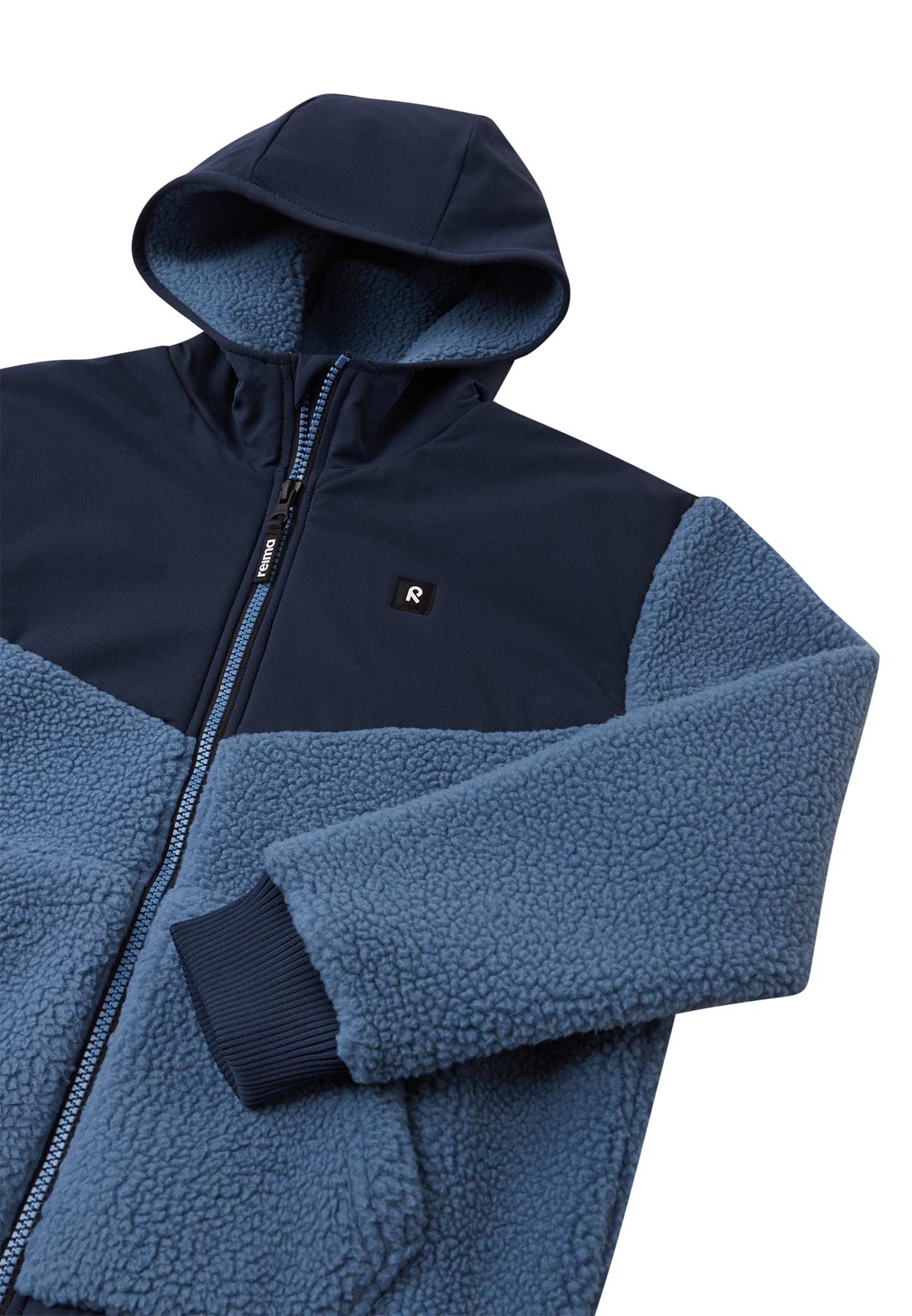 REIMA Fleece-Kapuzen-Jacke/Hoodie <br>Samota <br> Gr. 122, 134, 158<br> aussen warm und flauschig, innen hautfreundlicher Jersey<br> recyceltes Material<br> sehr warm, 310 g/m2 Dicke