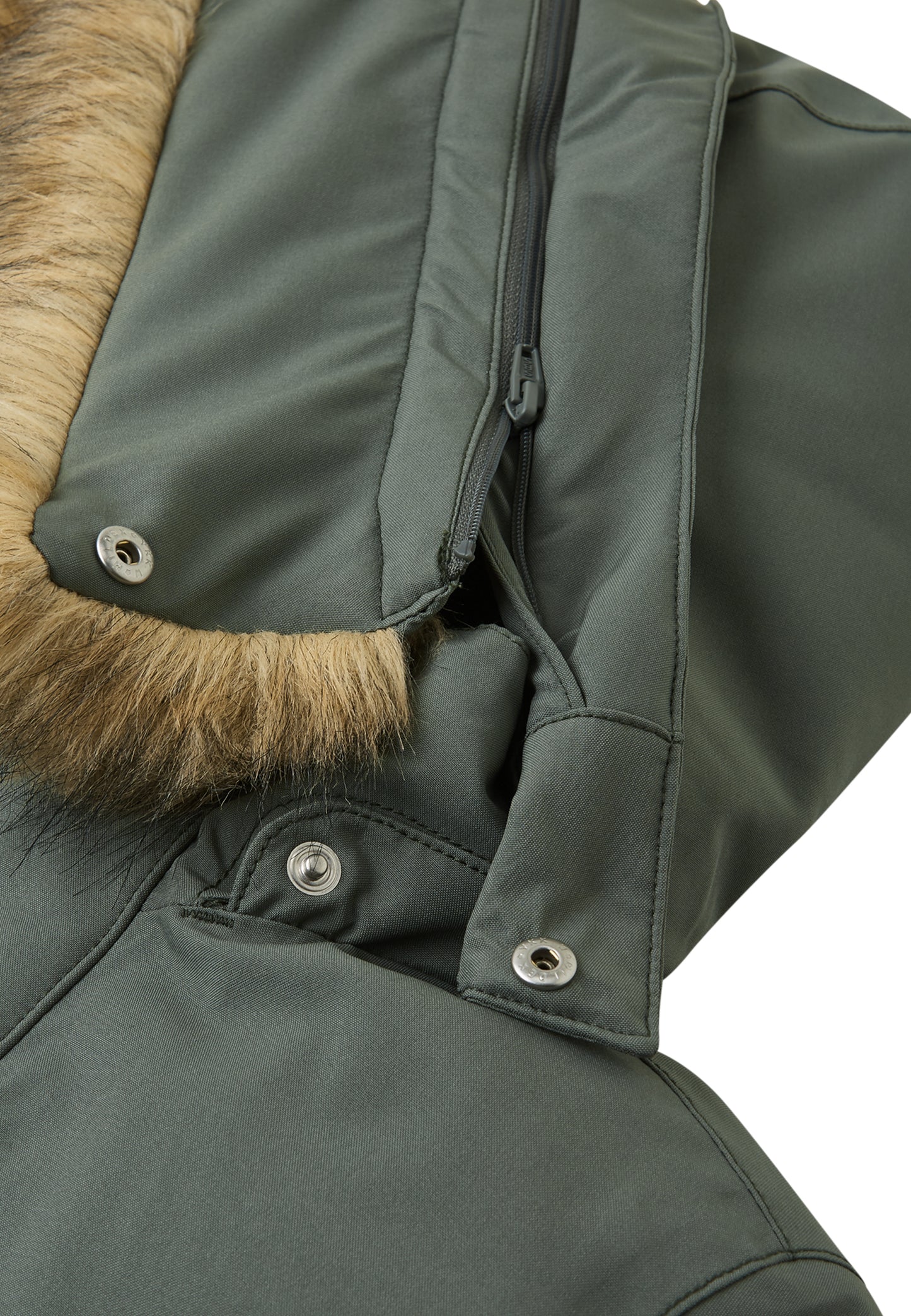 REIMA TEC extra warme Winter-Daunenjacke/Parka Serkkula<br> Gr. 146, 158<br> auch ohne Kunst-Pelz tragbar<br> 100% wasserdicht<br> echte zertifizierte Daune, waschbar<br> WS 10'000 mm